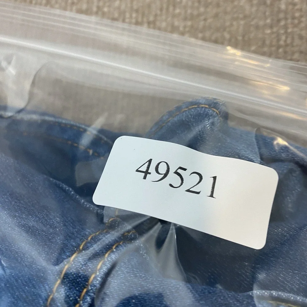 Levi's 541 Jeans Mens Size 33x34 Blue Whiskered‎ Denim Cut Hems Classic Adult